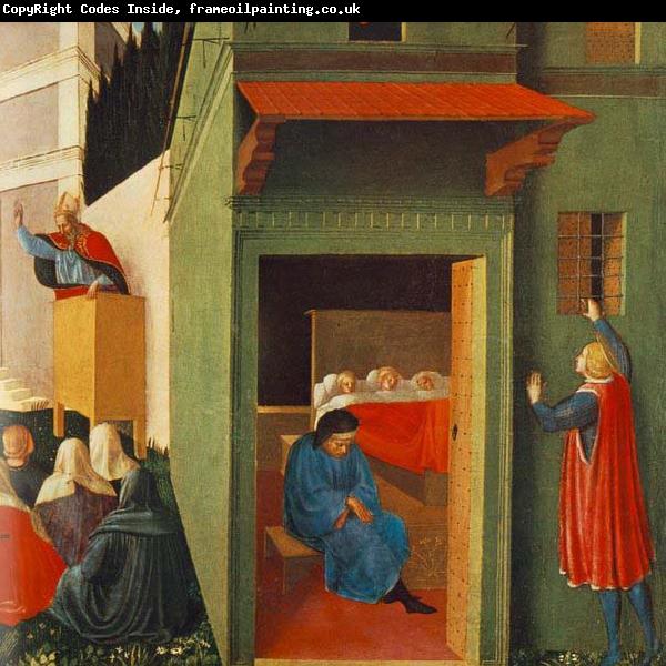 Fra Angelico Giving Dowry to Three Poor Girls